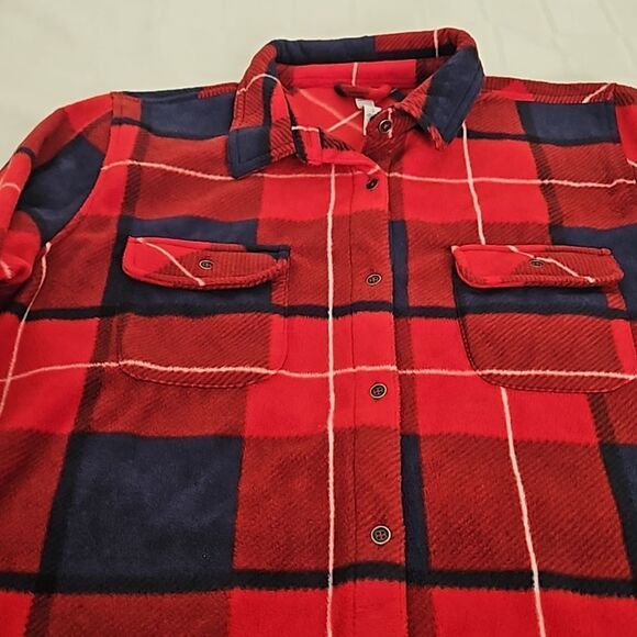 Ripzone Men's Flannel Buffalo Plaid Button-Down Long Sleeves Shirt XL Red/ Blue - Picture 15 of 16